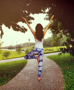 yoga tree pose